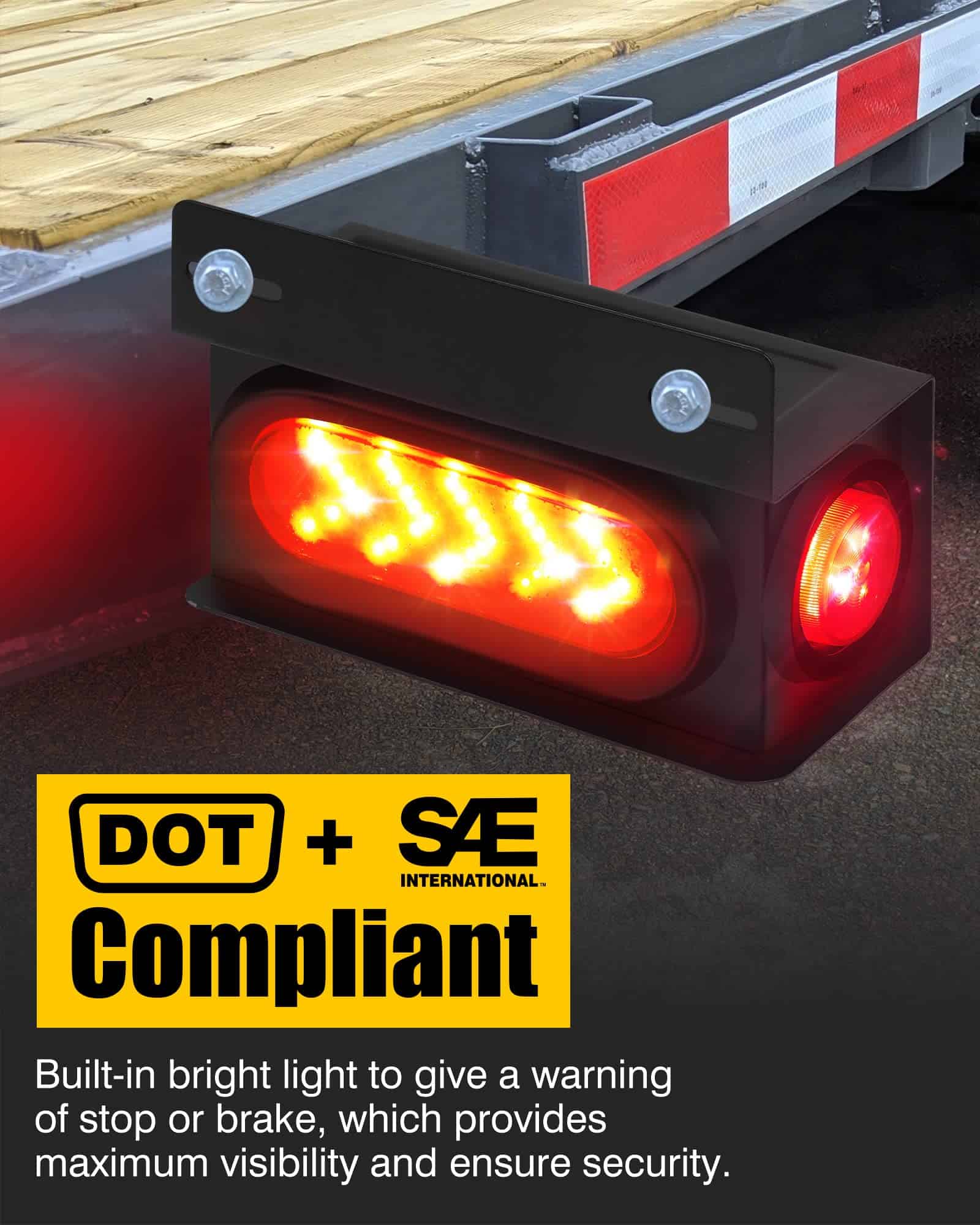 Kit de Cajas de Montaje de Luz de Remolque de Acero Ovalado - Imagen 3