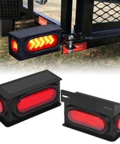 Kit de Cajas de Montaje de Luz de Remolque de Acero Ovalado