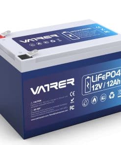 Batería de Litio LiFePO4 Ciclo Profundo 12.8V 12AH, con BMS