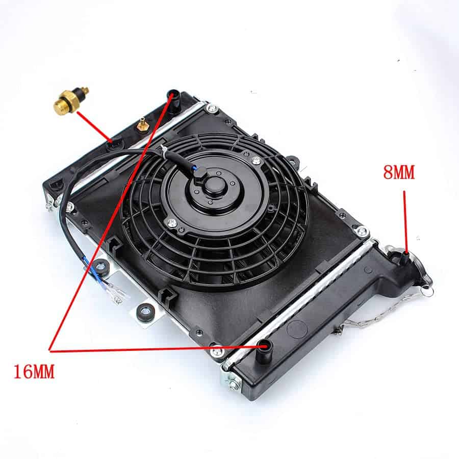 Enfriador de Radiador para Go Kart ATV con Ventilador de - Imagen 4