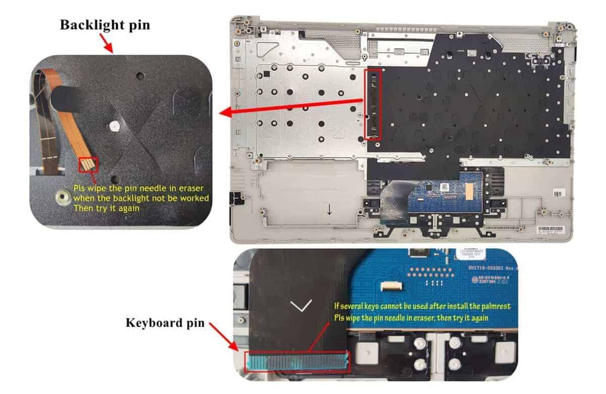 Reemplazo para HP Laptop 17-by 17T-by 17-CA 17Z-CA Upper - Imagen 4