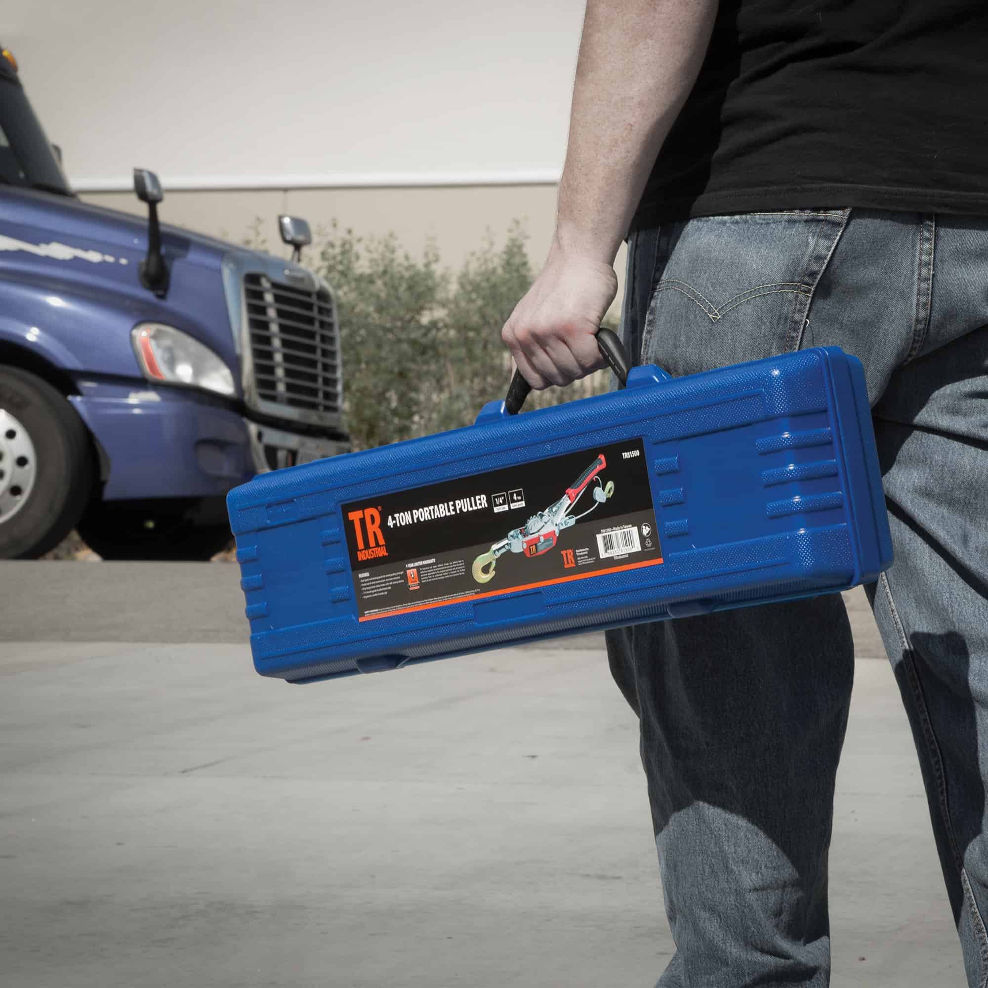 Malacate de Potencia de Doble Engranaje Portátil TR - Imagen 7