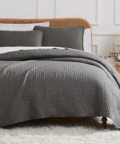 Juego de Edredón Oversized King de Southshore -Gris Pizarra