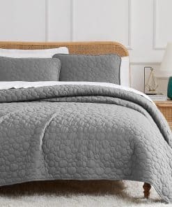 Juego de Colcha Oversized Southshore Fine -Gris Guijarro