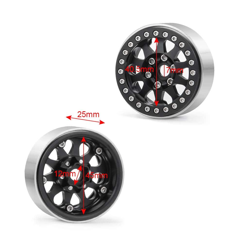 Rines de Rueda de Bloqueo de Cuentas 1.9 4 Piezas Juego de - Imagen 6