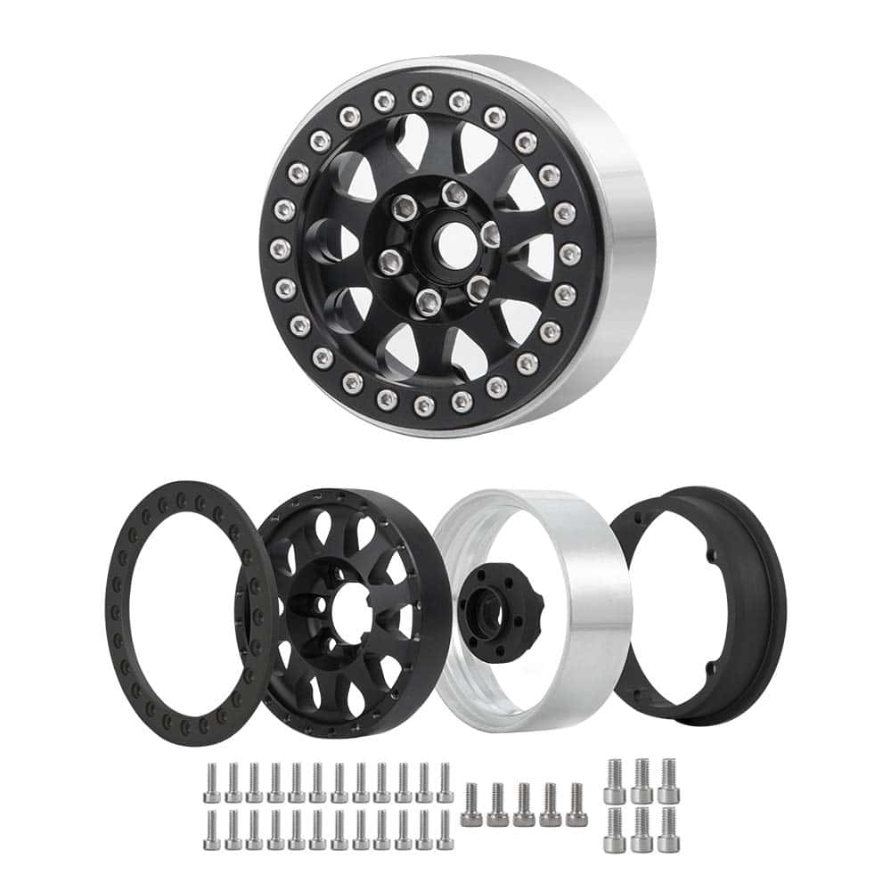 Rines de Rueda de Bloqueo de Cuentas 1.9 4 Piezas Juego de - Imagen 5