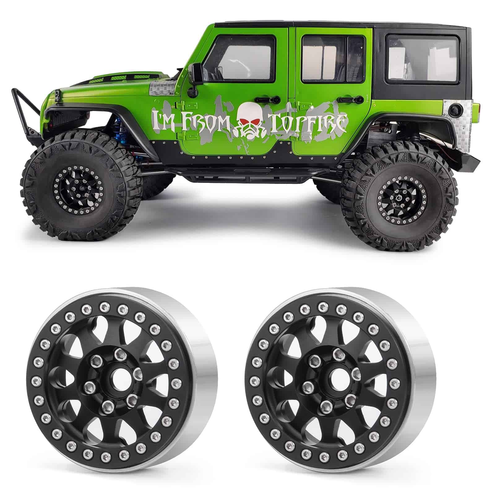 Rines de Rueda de Bloqueo de Cuentas 1.9 4 Piezas Juego de - Imagen 7