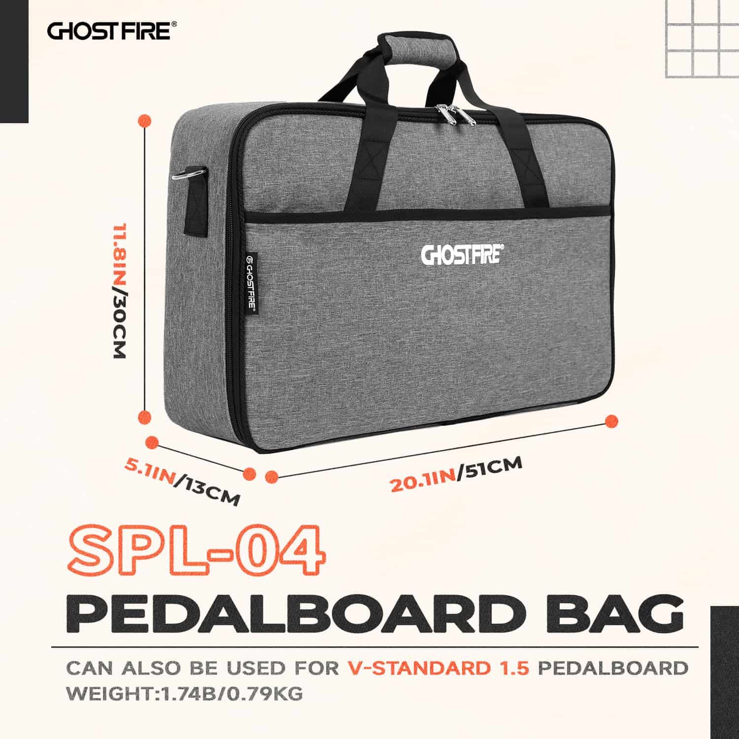 Bolsa de Transporte para Pedalera de Efectos de Guitarra - Imagen 3