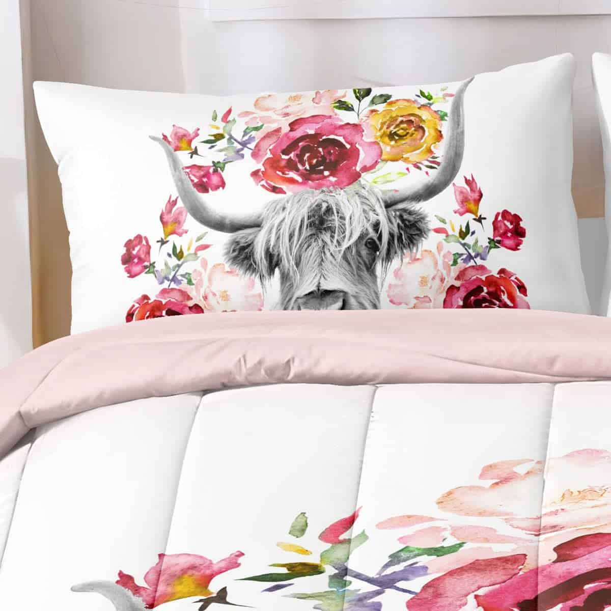 Juego de edredones de vaca de las tierras altas, juegos de - Imagen 5