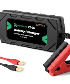Cargador de batería RoyPow 12V 10 amperios LiFePO4