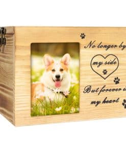 ABLEELBA Urna para Mascotas sin Salmo Bíblico en Parte