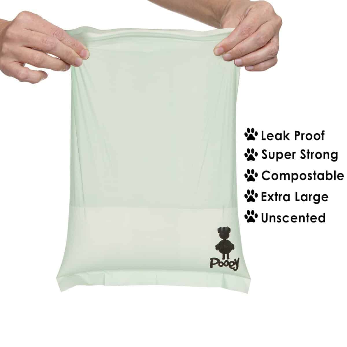 Bolsas de desechos biodegradables para perros Pooey, 150 - Imagen 6