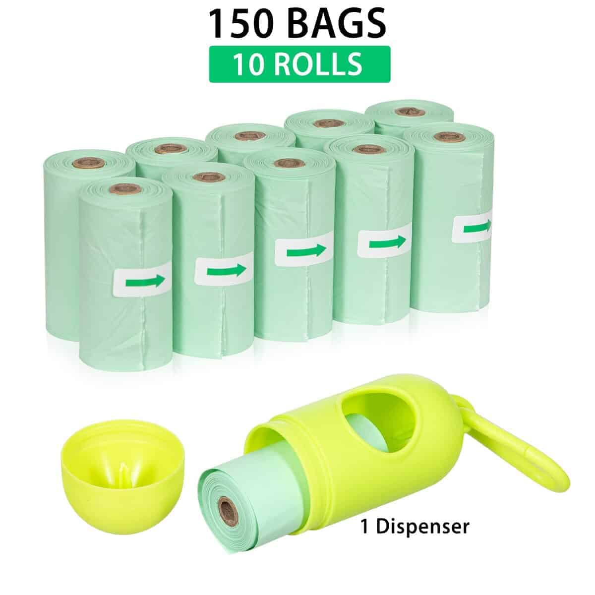 Bolsas de desechos biodegradables para perros Pooey, 150 - Imagen 3