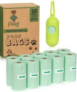 Bolsas de desechos biodegradables para perros Pooey, 150