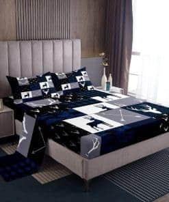 Juego de Sábanas para Cama Full con Diseño de Cuernos de