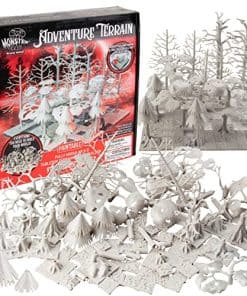 Set de Árboles de Bosque Pintables de Aventura de Monstruos