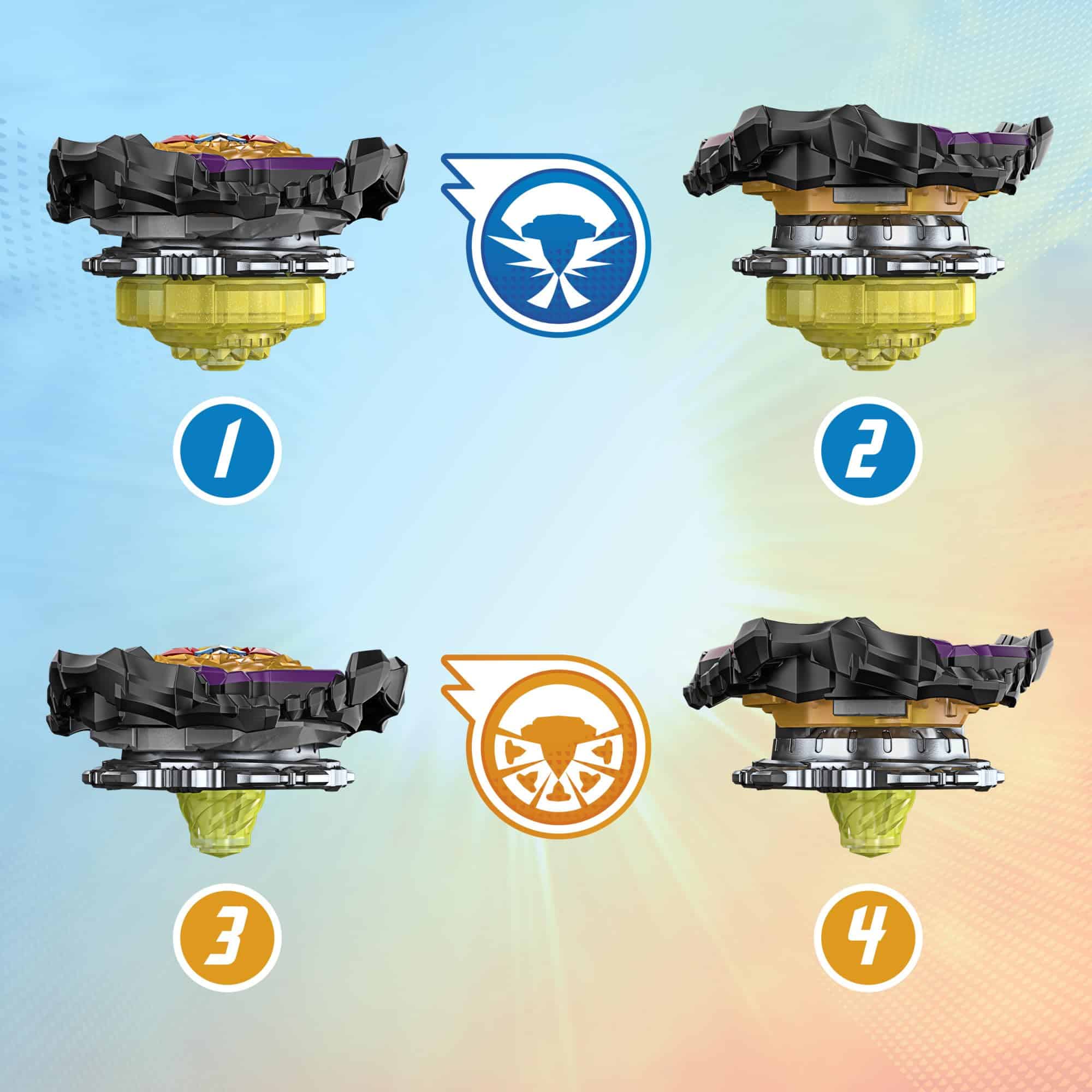 Set de Batalla BEYBLADE Burst QuadStrike Light Ignite - Imagen 8