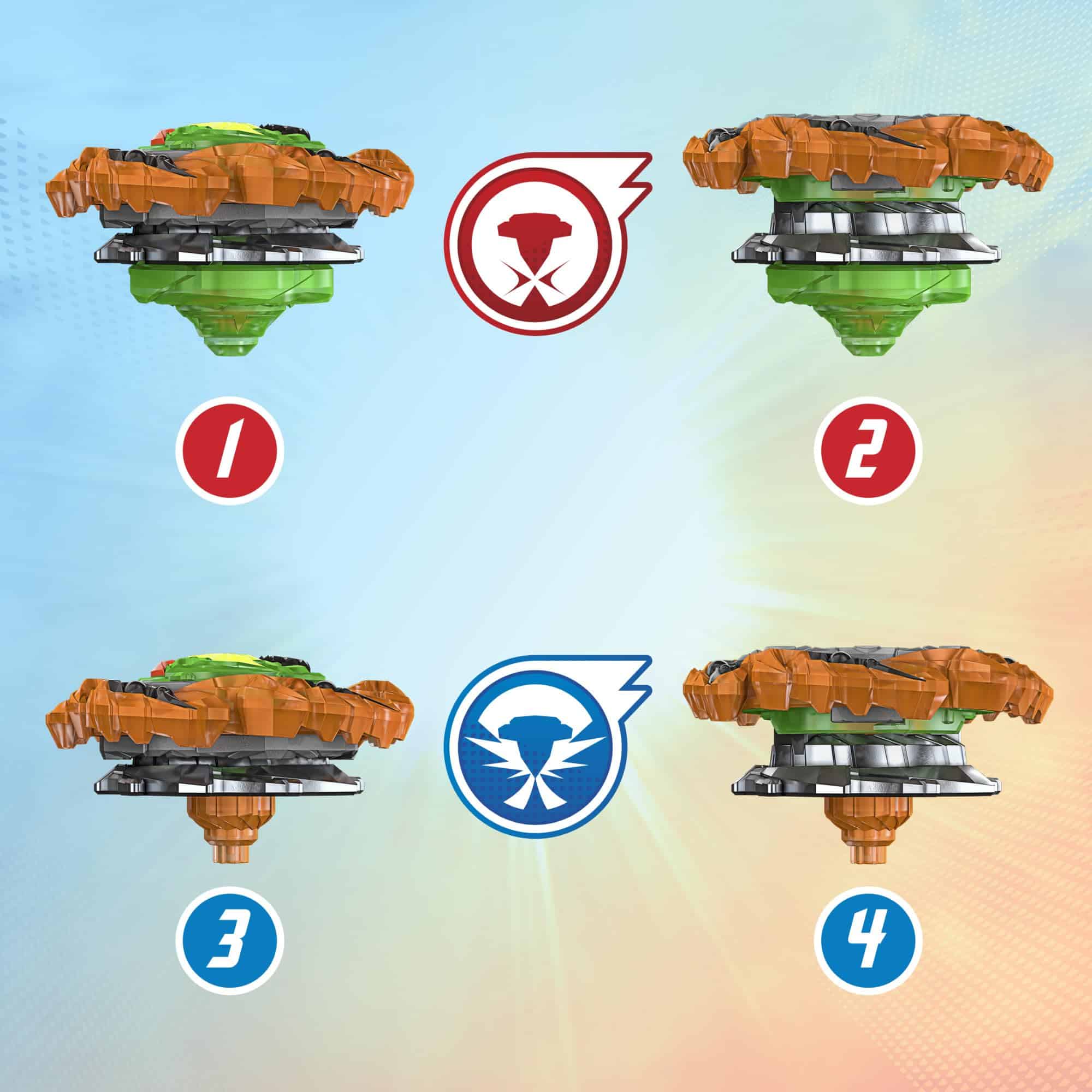 Set de Batalla BEYBLADE Burst QuadStrike Light Ignite - Imagen 9