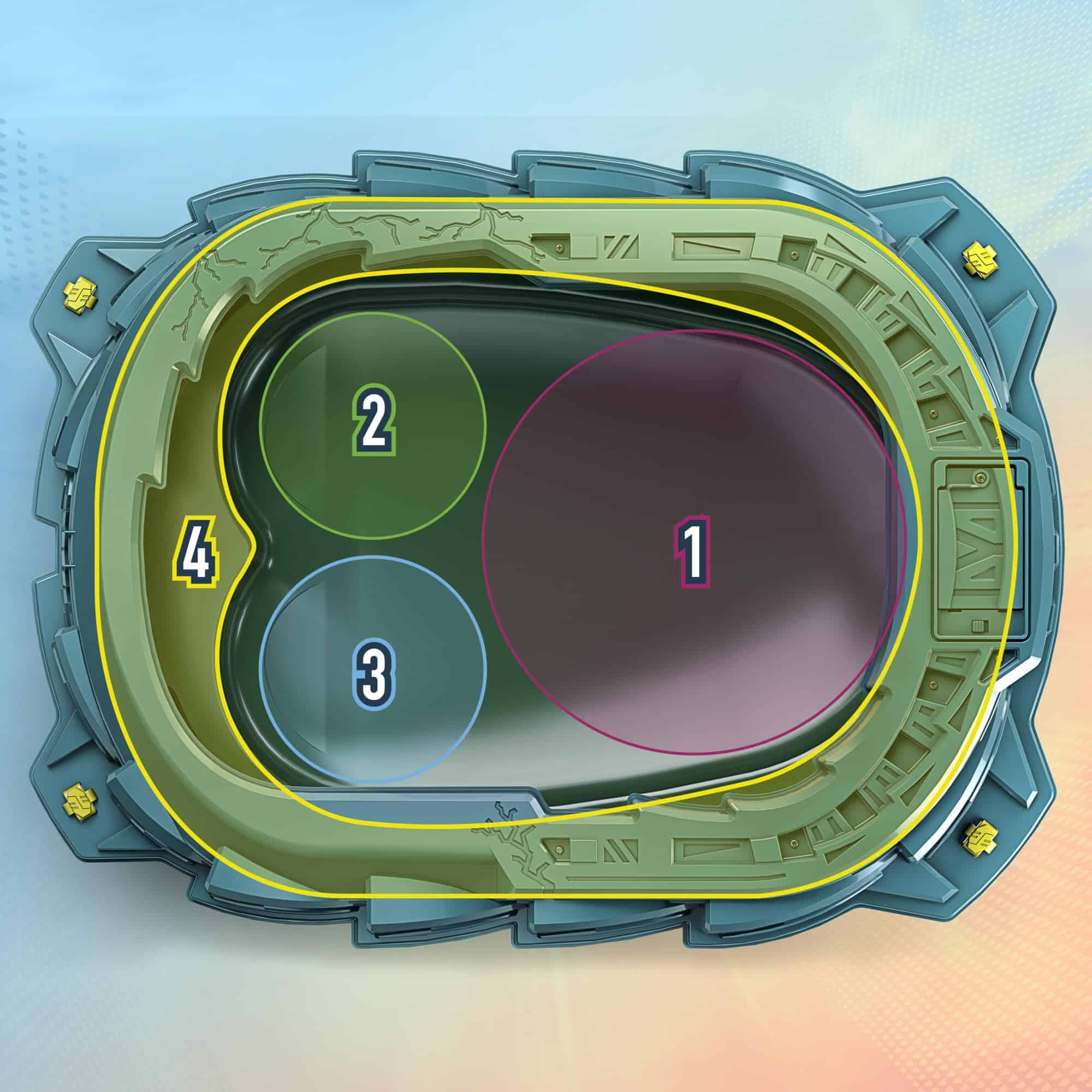 Set de Batalla BEYBLADE Burst QuadStrike Light Ignite - Imagen 6