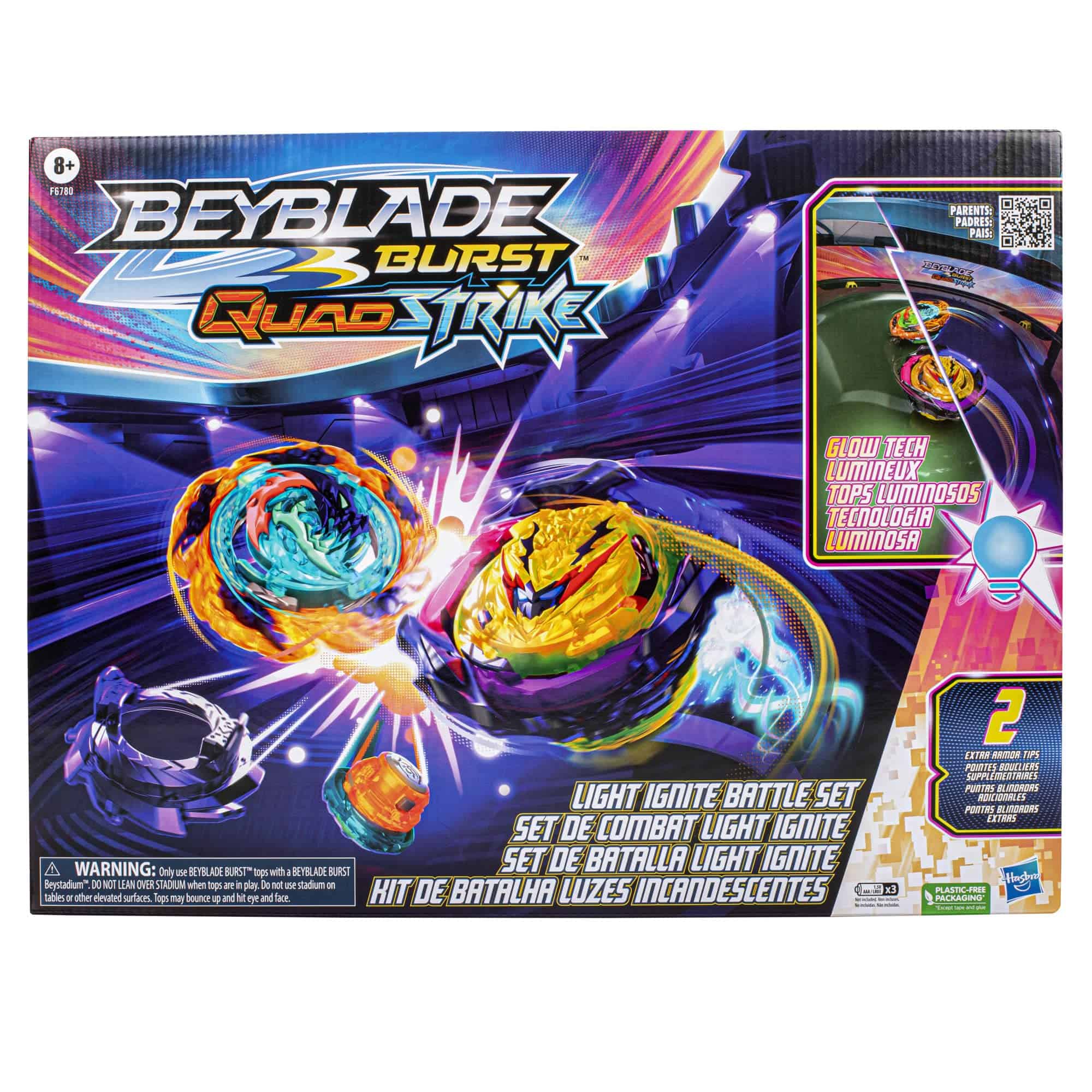 Set de Batalla BEYBLADE Burst QuadStrike Light Ignite - Imagen 3