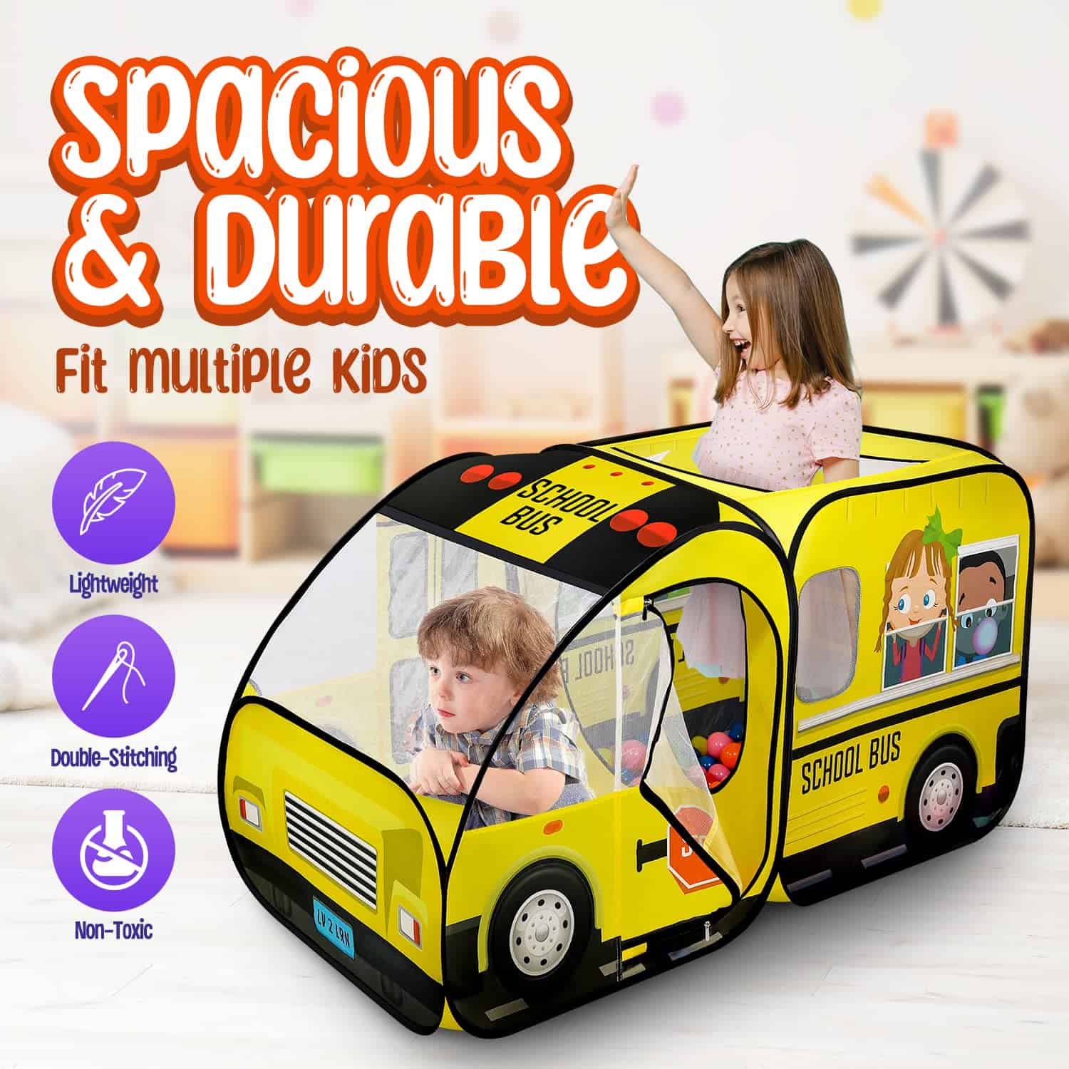 Tentor escolar de autobús para niños Kiddzery - Tiendas con - Imagen 7
