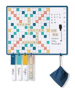 Juego de Scrabble 2 en 1 Edición de Tablero de Mensajes de
