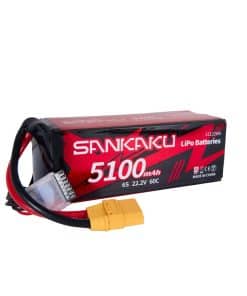 Batería Lipo SANKAKU 22.2V 6S 5100mAh 60C Paquete Suave con