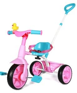 Triciclo 2 en 1 para Niños KRIDDO de 18 Meses a 3 Años,