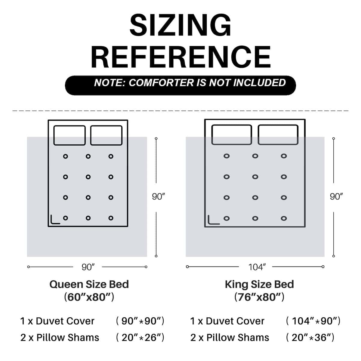 Y-PLWOMEN Funda de Edredón Azul Queen - Funda de Edredón de - Imagen 7