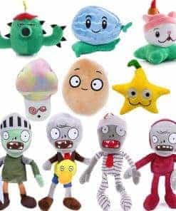 JHESAO 10 PCS Plantas y Zombies Juguete de Peluche, 10