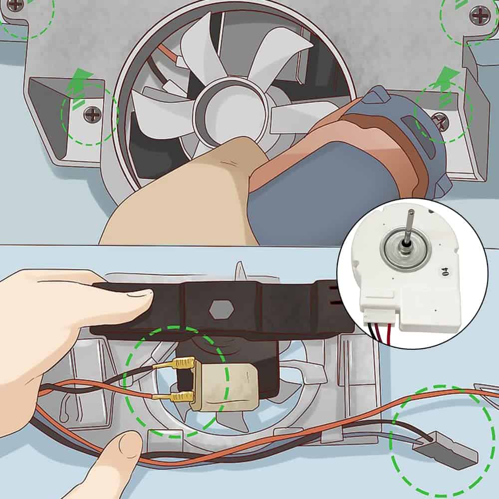 Motor del Ventilador del Evaporador de Refrigerador de 12V - Imagen 8