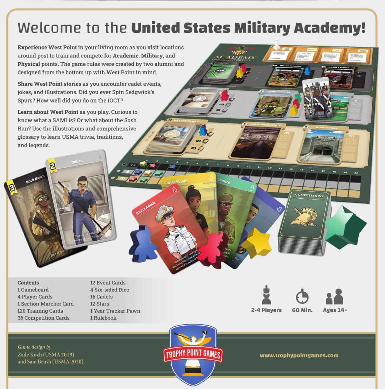 Academy: El Juego de Mesa de West Point | Juego de Mesa - Imagen 3