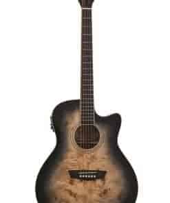 Guitarra Acústica Eléctrica Washburn Deep Forest Burl de 6
