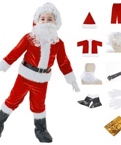Disfraz de Santa para Niños Trajes de Navidad Santa Claus