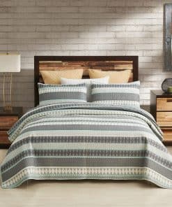 Juego de Edredón MERRY HOME, Juego de 3 Piezas con 2 Fundas