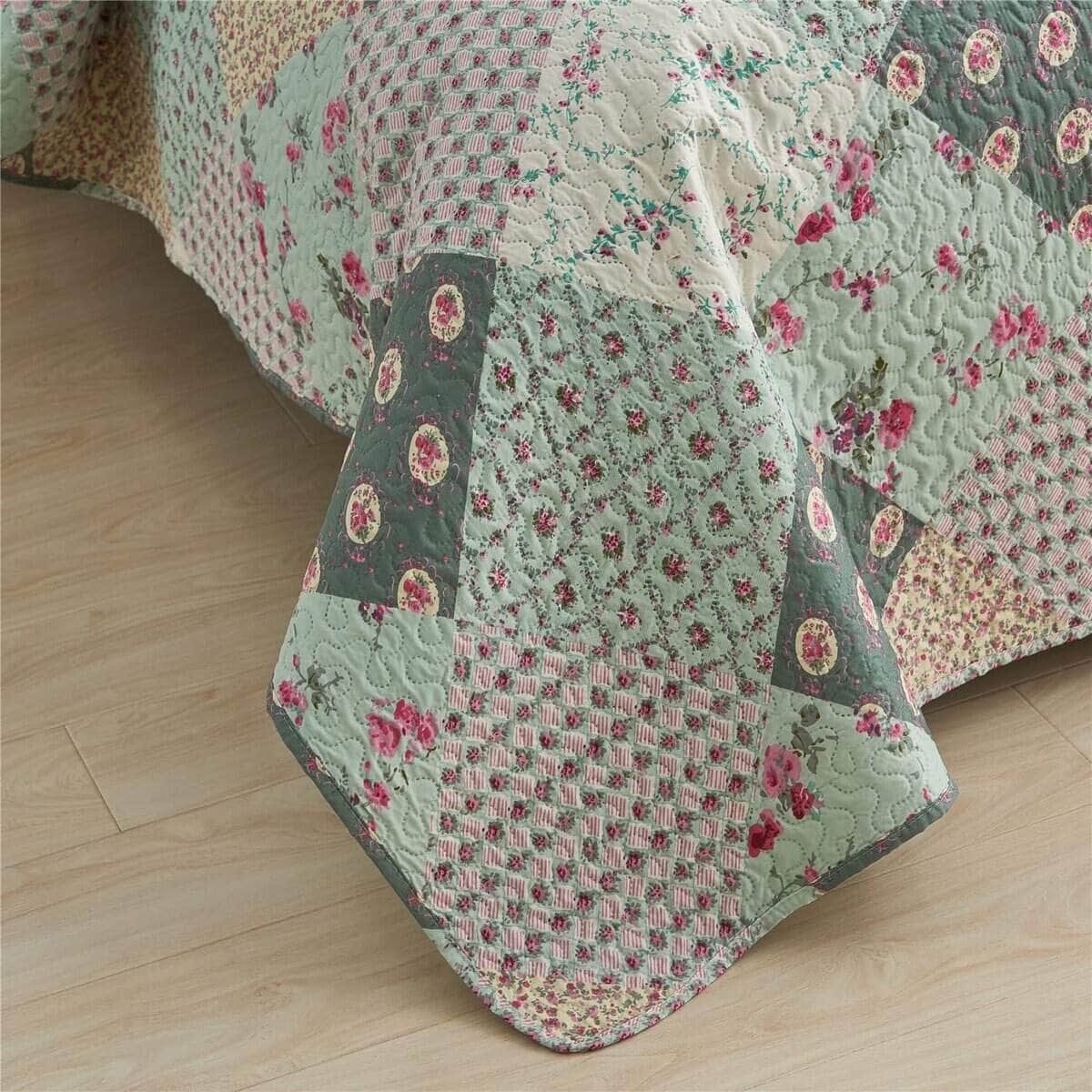 Juego de Colchas MERRY HOME, 3 Piezas con 2 Fundas de - Imagen 4