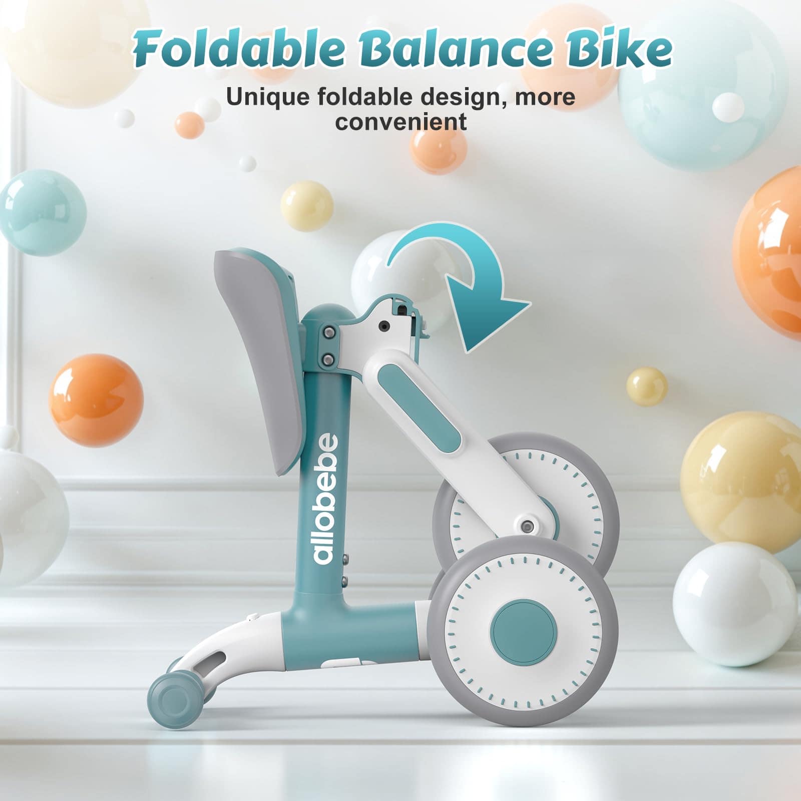 Bicicleta de Equilibrio para Bebés Allobebe 1 Año, - Imagen 3