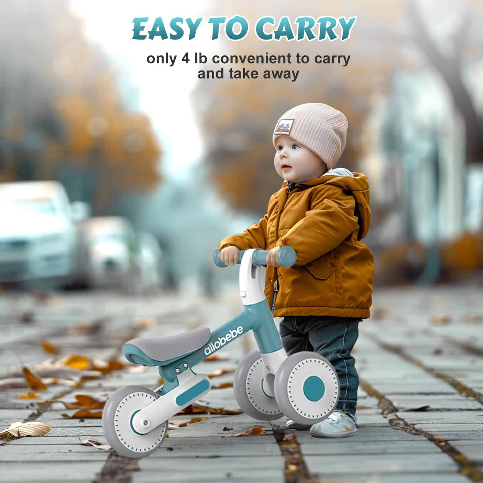 Bicicleta de Equilibrio para Bebés Allobebe 1 Año, - Imagen 8