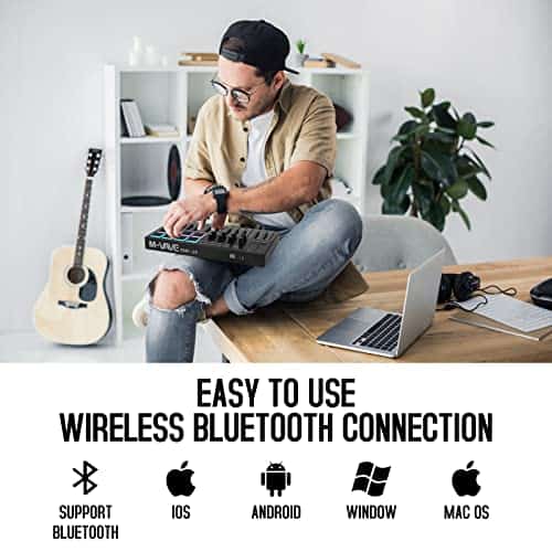 Controlador de teclado MIDI USB de 25 teclas M-WAVE con 8 - Imagen 5