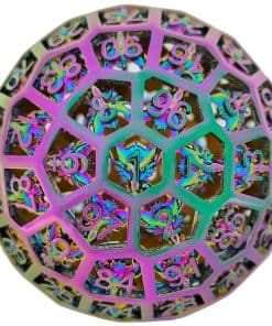 WZLHJRAR D100 DND Metal Hollow Dice D100 - Dungeon and