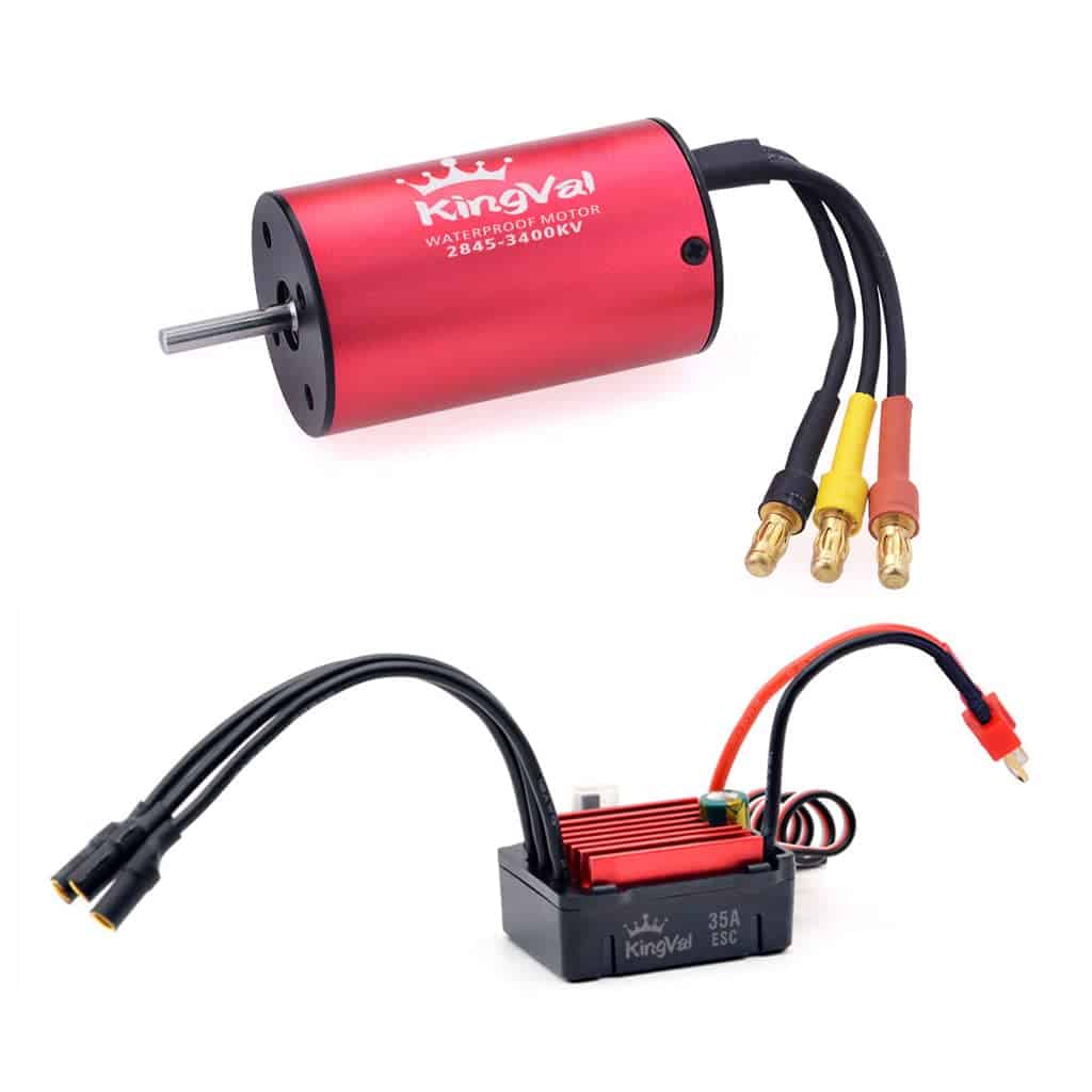 Motor Brushless 2845 3400KV a Prueba de Agua KingVal Eje
