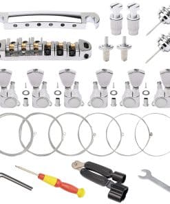 Puente de cuerda enrollable para guitarra Unxuey