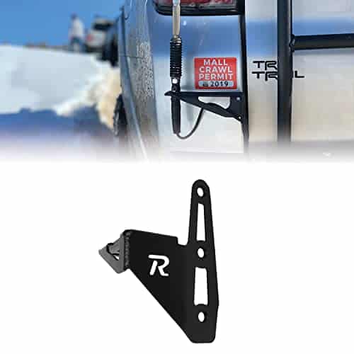 Soporte de montaje de CB y bandera de látigo de Rago