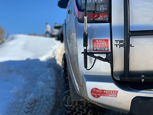 Soporte de montaje de CB y bandera de látigo de Rago - Imagen 3