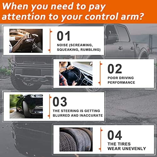 Juego de 6 Brazos de Control Delanteros con Baleros - Imagen 8