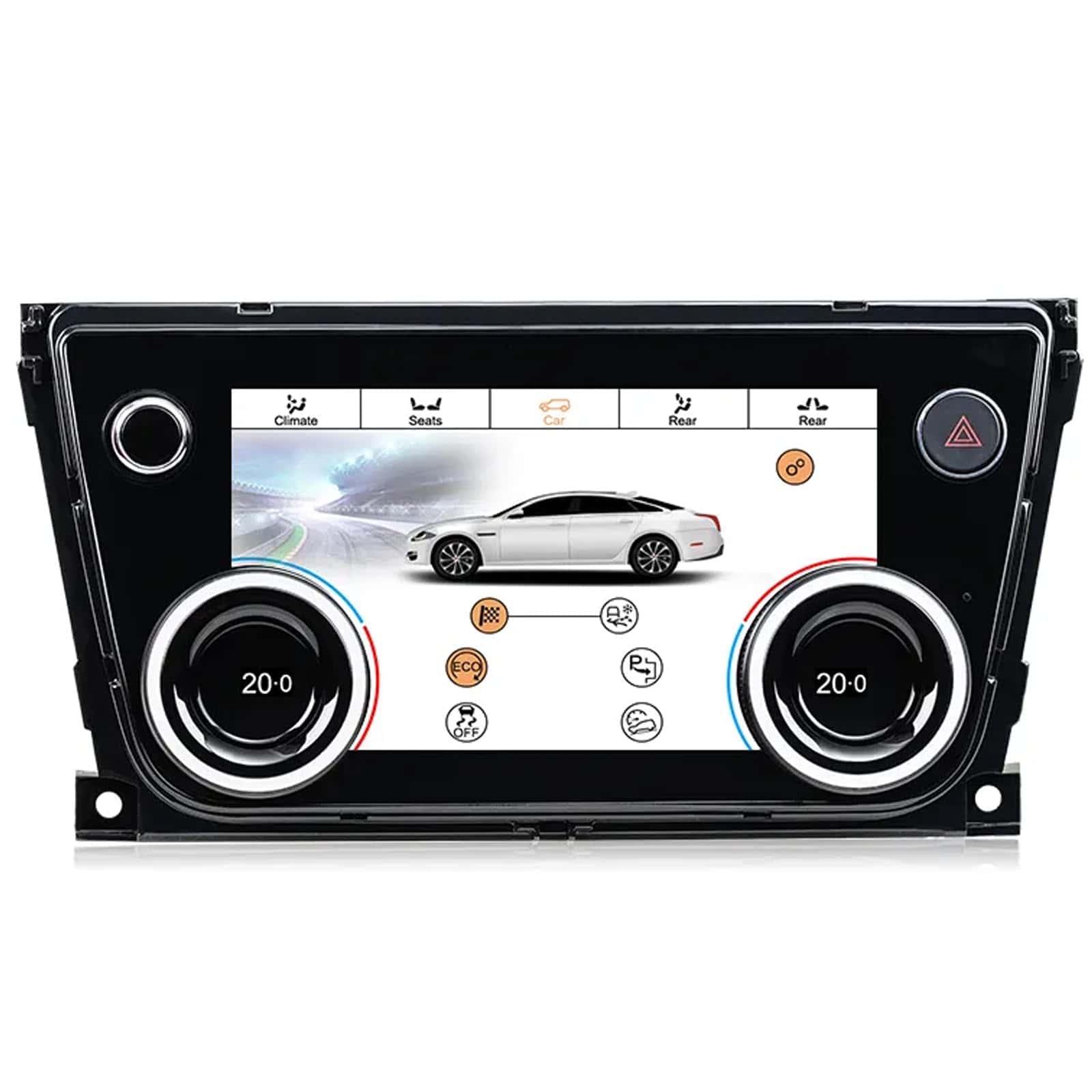 Panel de control de aire acondicionado con pantalla táctil