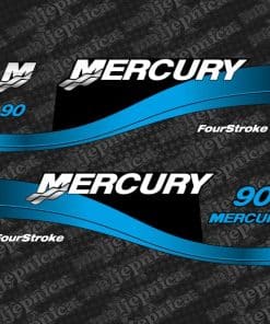 Calcomanías Aftermarket de Repuesto para Mercury 90 Four