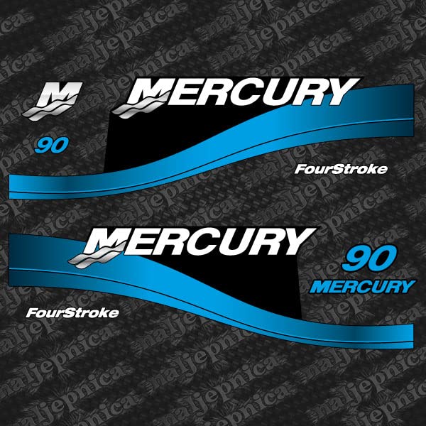 Calcomanías Aftermarket de Repuesto para Mercury 90 Four