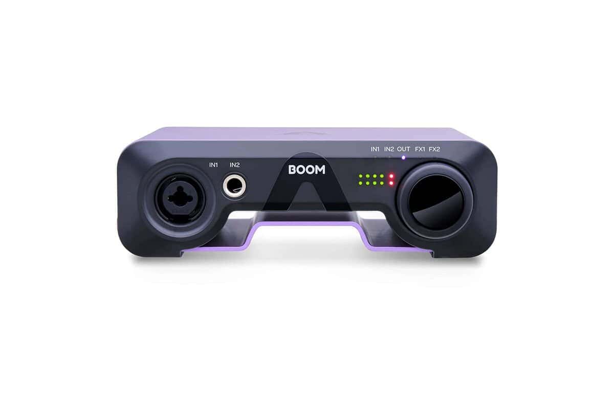Interfaz de audio USB Apogee Boom para músicos, podcasters