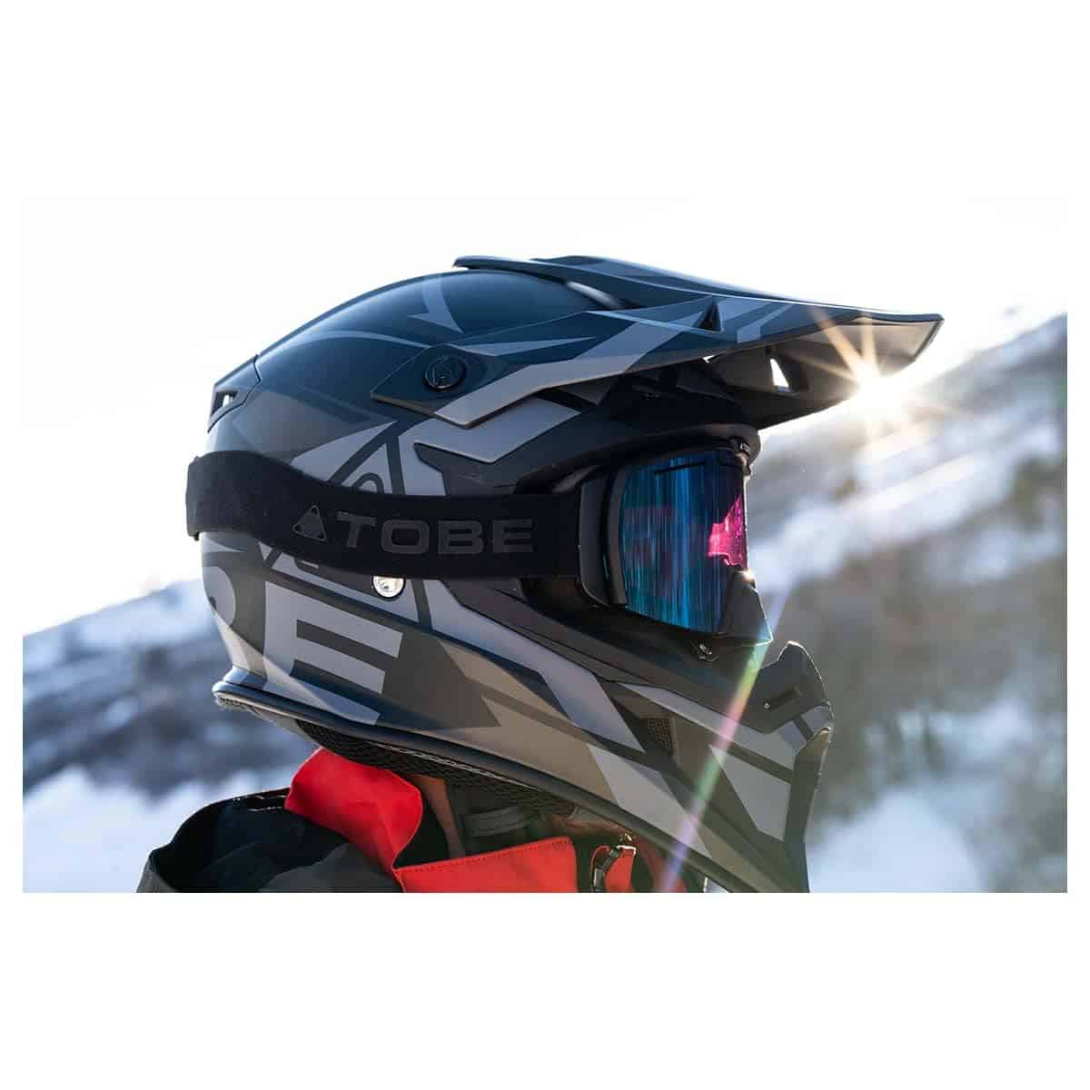 Casco TOBE Mantle (Mate Core Azul/Negro - Extra Grande) - Imagen 4